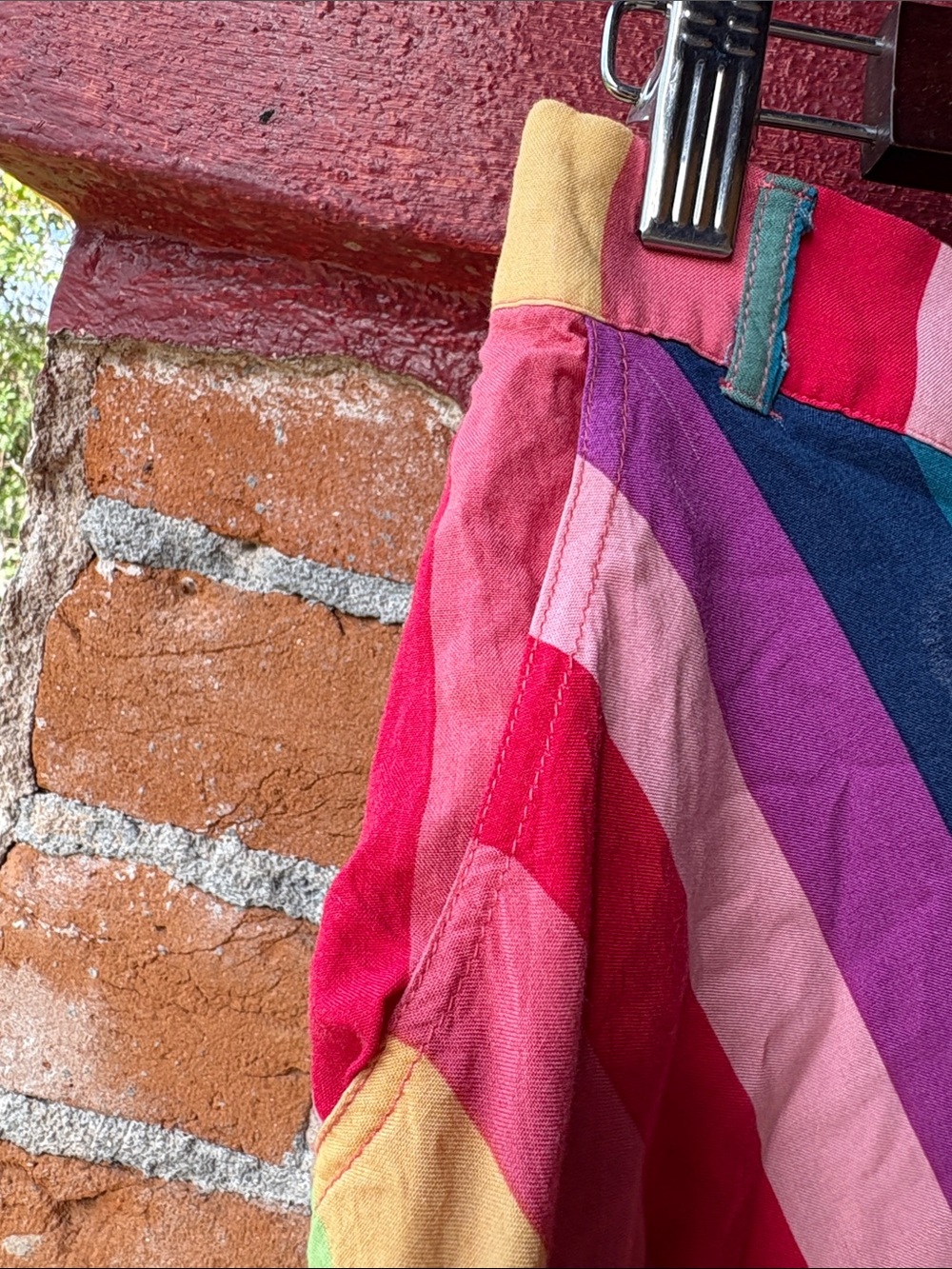 Modcloth Multicolor Chevron A-Line Skirt - Picture 5 of 10